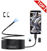 【美品】DEPSTECH ファイバースコープ 楽天市場】ファイバースコープ デュアルレンズ DEPSTECH 1080P