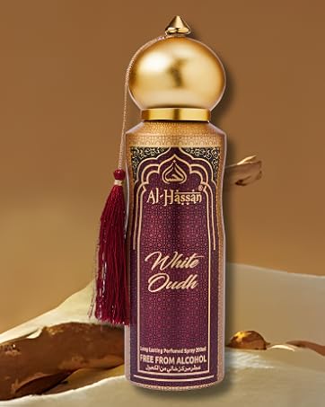 Al Hassan White Oudh Perfumed Spray 200ml