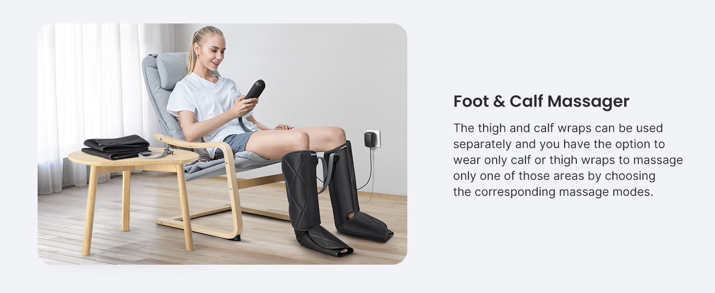 RENPHO Leg Massager FSA HSA Eligible, Compression Foot Leg