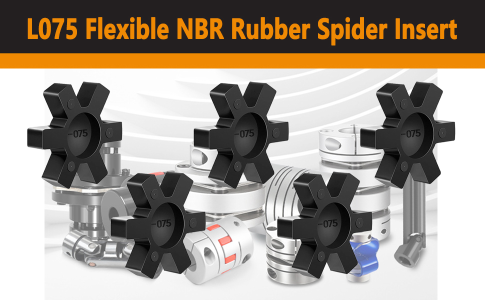LIUです。 YXCCSE Flexible NBR Rubber Spider Insert Solid Spider Center