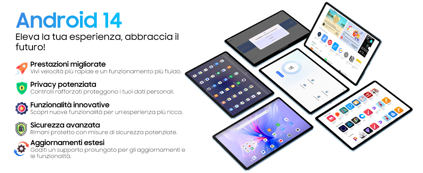 Blackview Android 14 Tablet 11 Pollici
