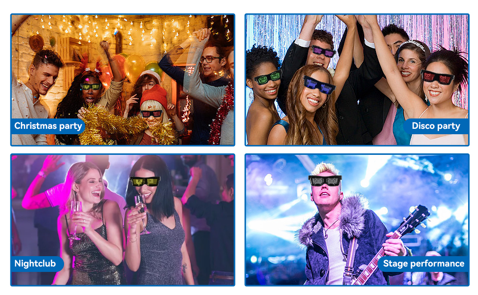 LED Bluetooth Glasses