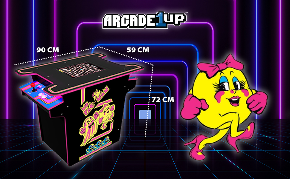 アラミスTVPROCUP Arcade1Up MS PAC-MAN Head-to-Head Table : Amazon.pl: Gry wideo