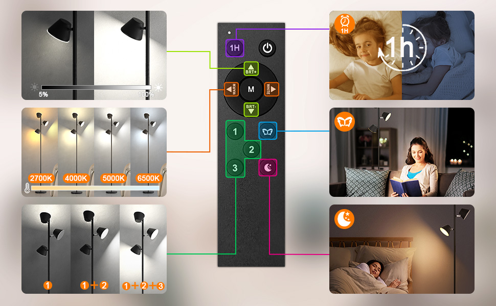 floor lamp for bedroom