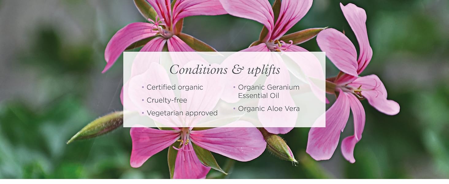 Neal's Yard Remedies Geranium & Orange Hand Lotion Pump Organic