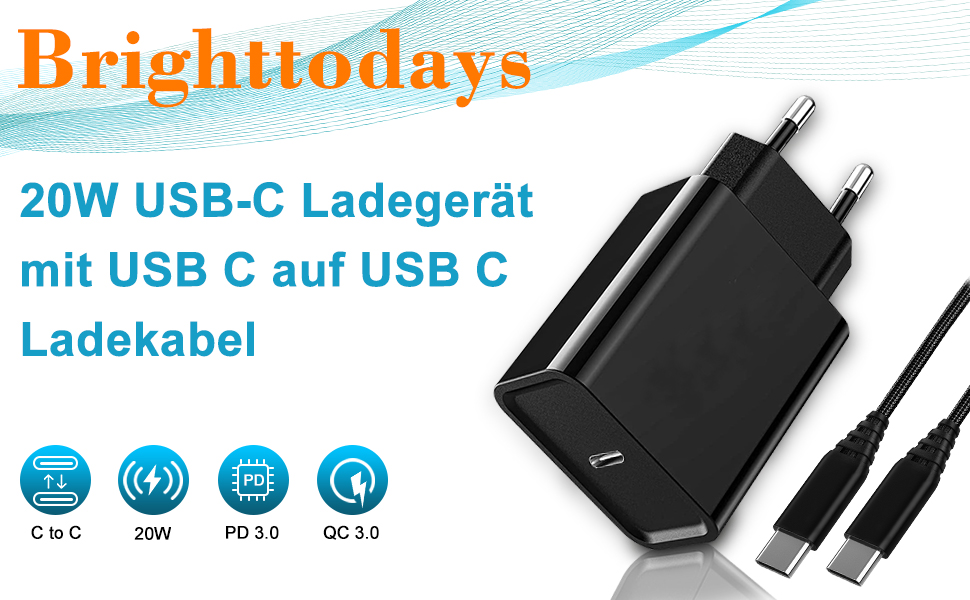 20W USB C Ladegerät und Ladekabel für Samsung Galaxy A53 A52 A52S A54 ...