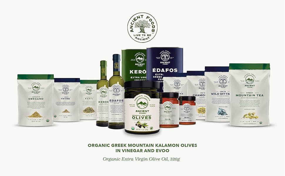 Product family photo of olives 