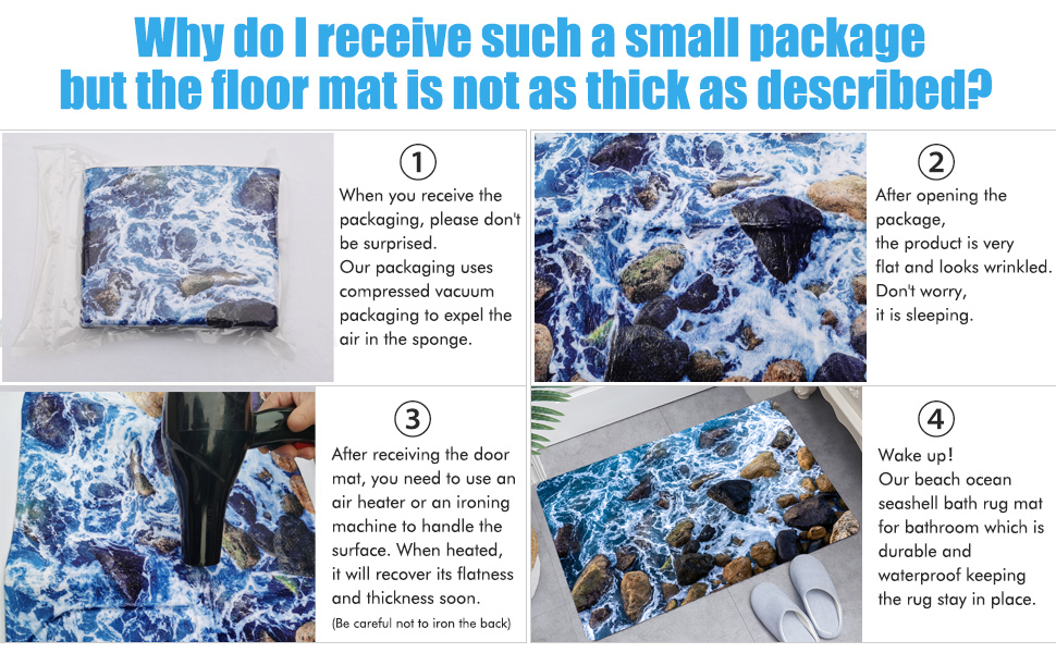How to deal with flat and wrinkled floor mats to restore