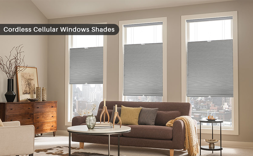 Hiifroy Top Down Bottom Up Cellular Shades Cordless