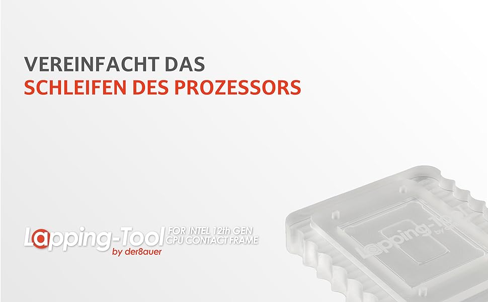 Thermal Grizzly Lapping Tool für Intel 12th Gen CPU Prozessoren
