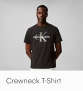 Calvin Klein Men's Monogram Ck Jeans Crewneck T-Shirt