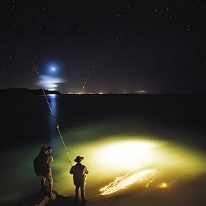 Night flounder fishing