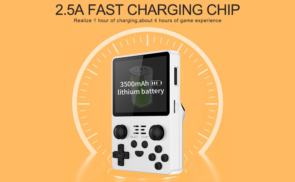 Powkiddy RGB20S Handheld Retro Game Console with Builtin