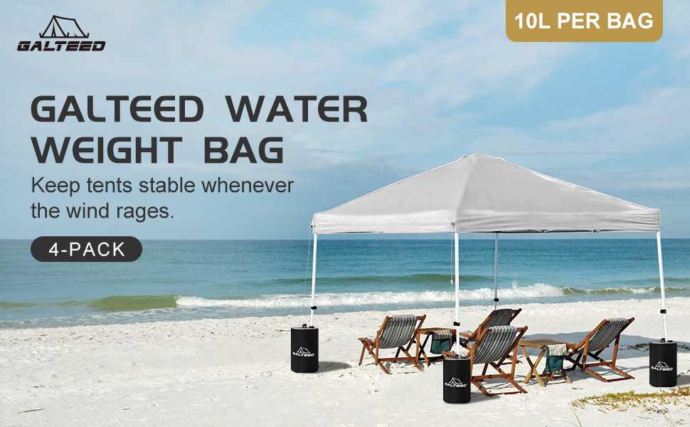 GALTEED Canopy Water Weight Bag,88 LBS Water Tent Weights