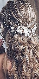 bridal headband pearl