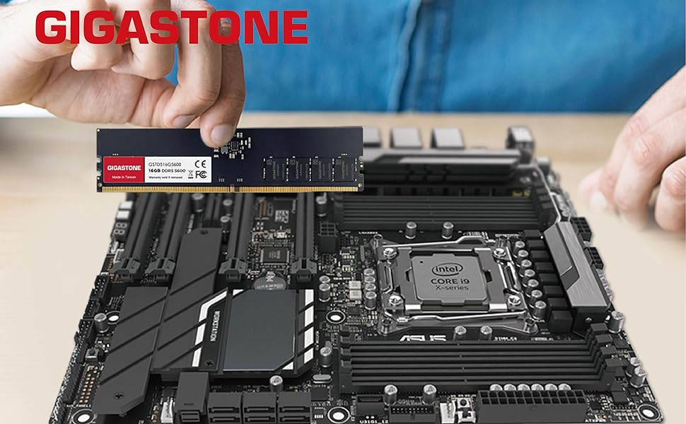 Ymeiton RAM DDR5 5600MHz 32GB（16GB x2） Crucial 32GB DDR5 RAM, 5600MHz (or 5200MHz or 4800MHz