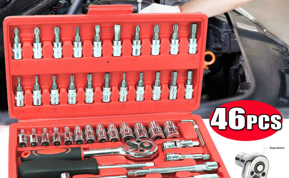 46-in-1 Multi-Purpose Hand Tool Kit
