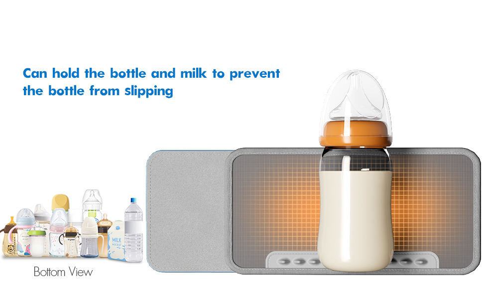ENERGYMAMI Portable Bottle Warmer, Baby Milk Heat Keeper