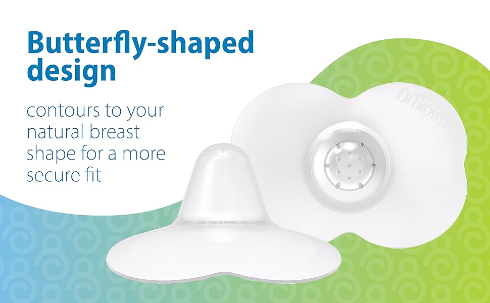 Dr. Brown's Butterfly Breastfeeding Nipple Shields for