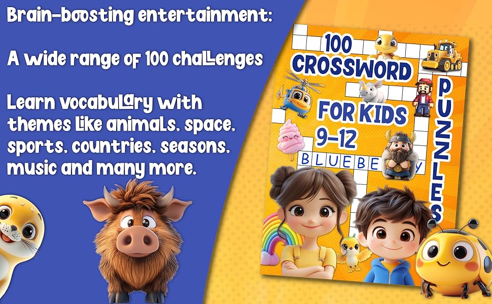 Crossword Puzzles for Kids Ages 9-12