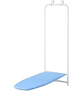 Honey-Can-Do Over-the-Door Ironing Board – Foldable, Hanging Ironing Board with 100% Cotton Cover...