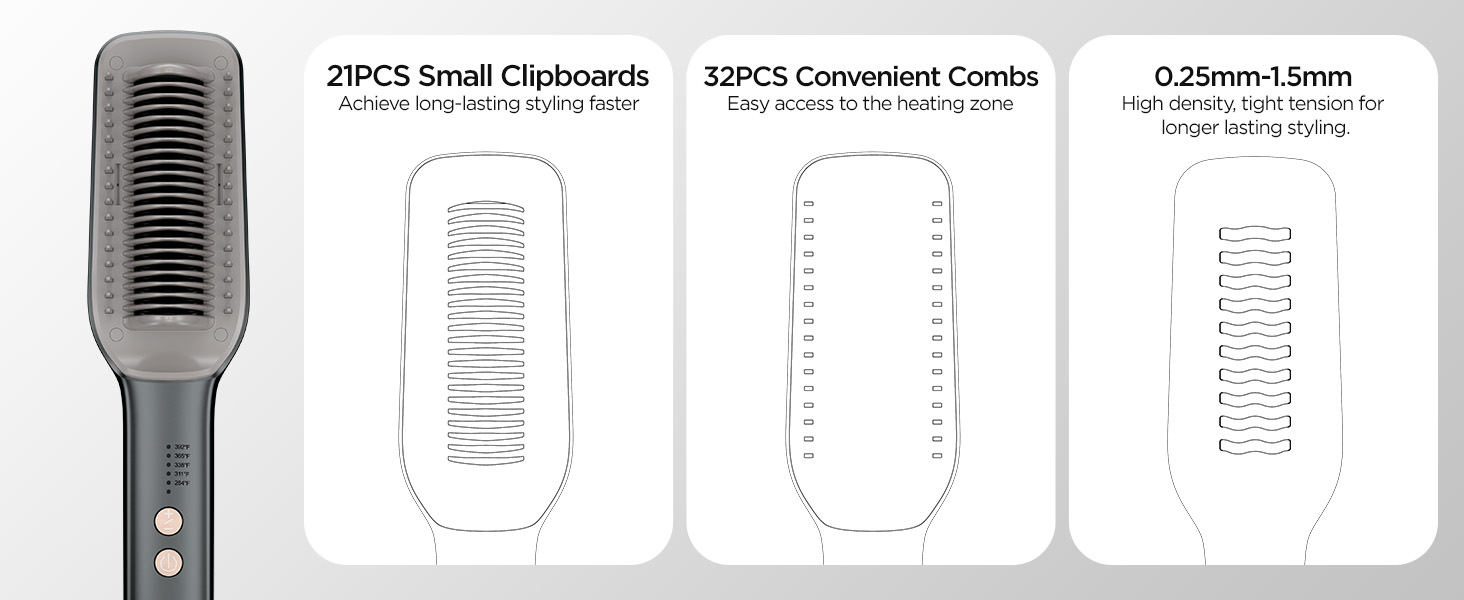 Hair Straightener Brush