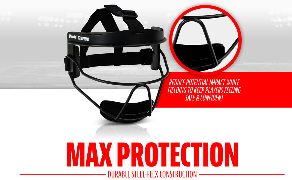 Franklin Sports Softball Face Mask for Fielders Girls Youth Face