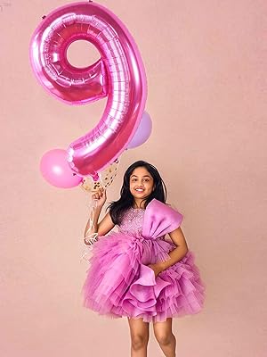 Amazon.com: KatchOn, Giant Hot Pink Number 9 Balloon - 40