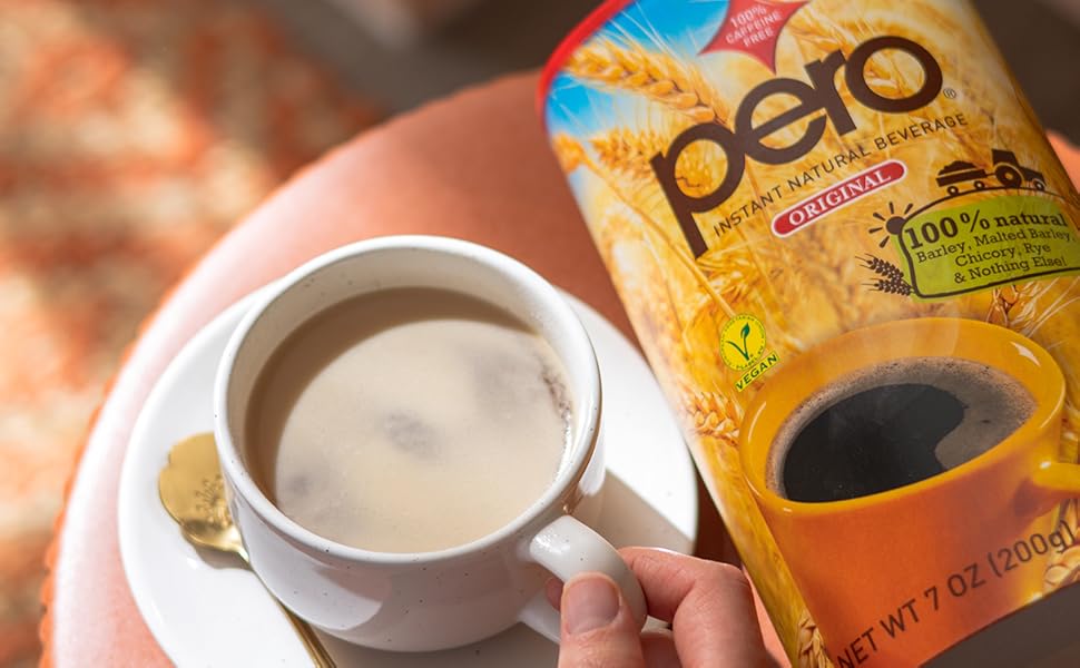 Cup of pero instant beverage