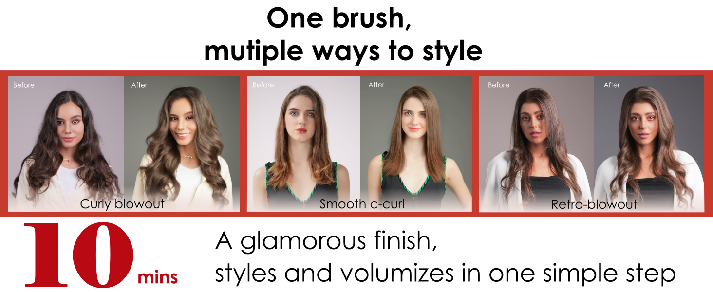 curling iron brush