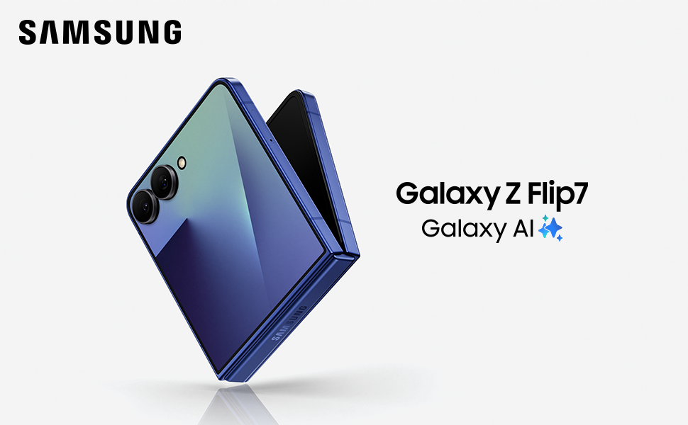 Amazon.co.jp: Samsung Galaxy Z Flip7 512GB |ブルー シャドウ