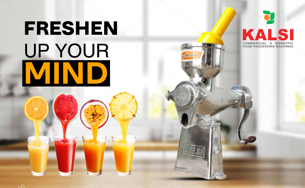 Buy Kalsi Hand Operated Juicer Machine, Silver (No. 9) Online at Low