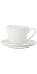 ロイヤルコペンハーゲン　ホワイトフルーテッド　ディーププレート 21cm ホワイトフルーテッド ディーププレート 21cm|ロイヤル