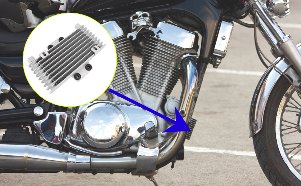 Grizzly 600 Oil Cooler Fan Oil Cooler Fan, Universal Upgrade Aluminum