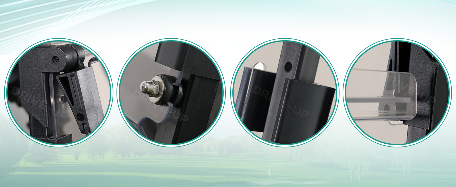 Drive-up Golf Cart Windshield Compatible with Club Car Precedent