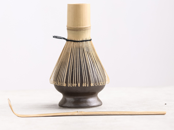 bamboo whisk and scoop