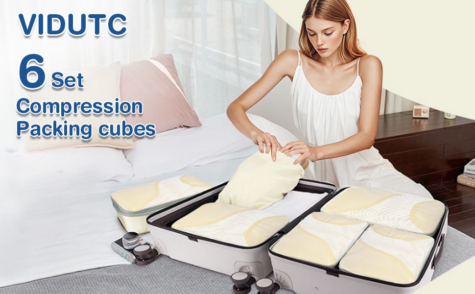 luggage organizers packing cubes set for travel bag