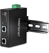 TRENDnet Hardened Industrial 90W Gigabit 4Ppoe Injector,4-Pair Power Over Ethernet, Poe(15.4W), P...