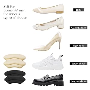 Heel Grips, Shoe Heel Pad