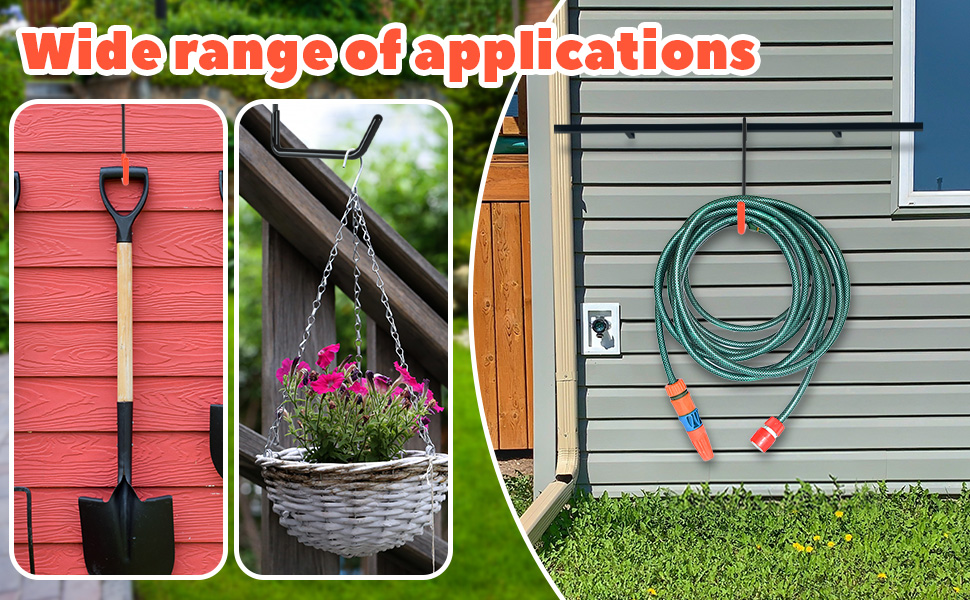 PeoMev 4 Pack Garage Hooks Heavy Duty Large S Hooks for Hanging No