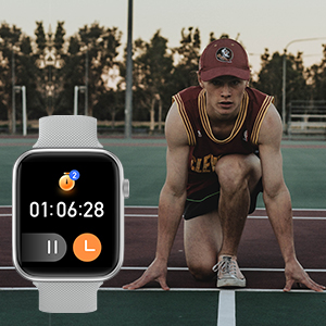 Smart Watch for Men Women Android iPhone Fitness Activity Trackers Smartwatches Bluetooth Call