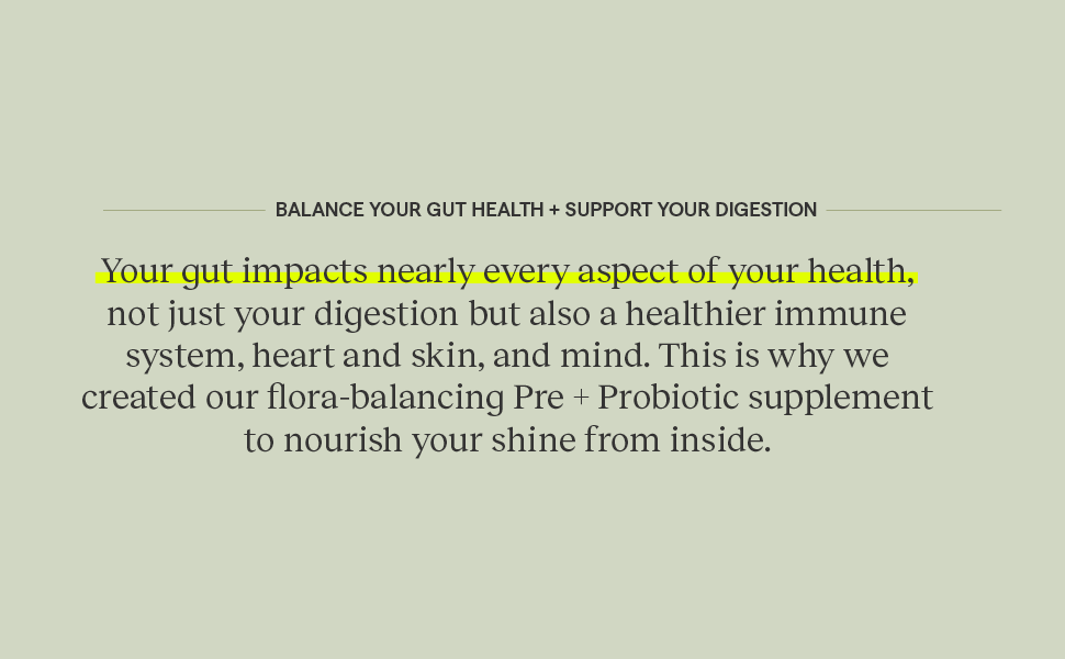 Rae Pre+Probiotic Capsules are a blend of both probiotics and prebiotics 