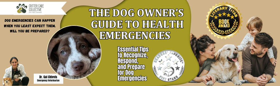 The Dog Owner's Guide to Health Emergencies, banner, Book Award