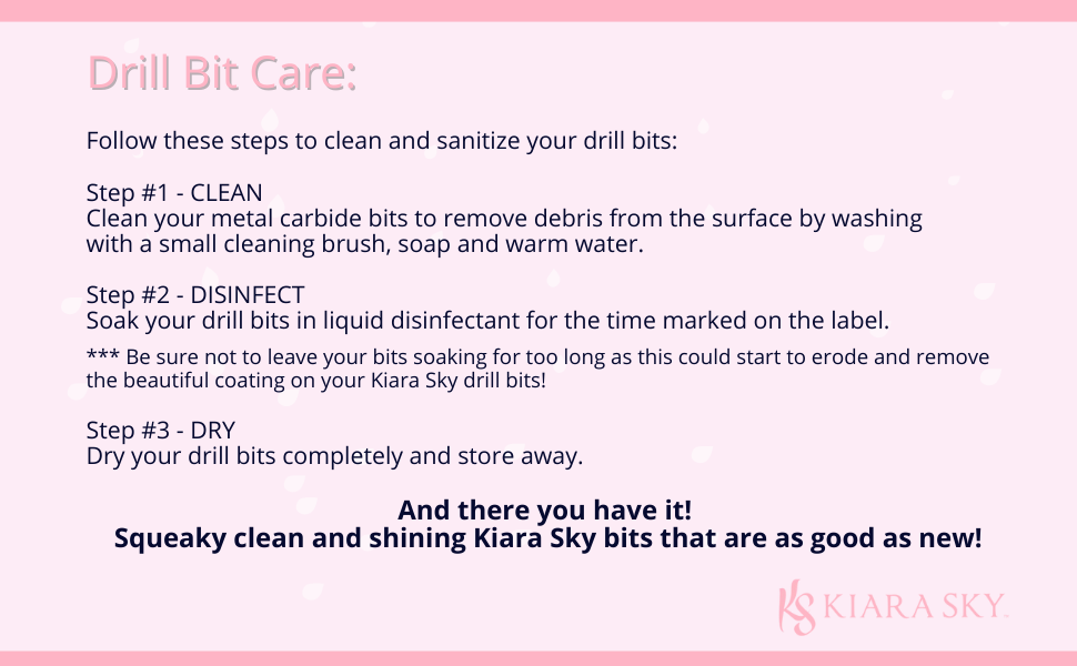 Drill Bit, Kiara Sky, Acrylic Nails, Cuticle, Manicure, Pedicure, Nail Tools, Electric Nail File