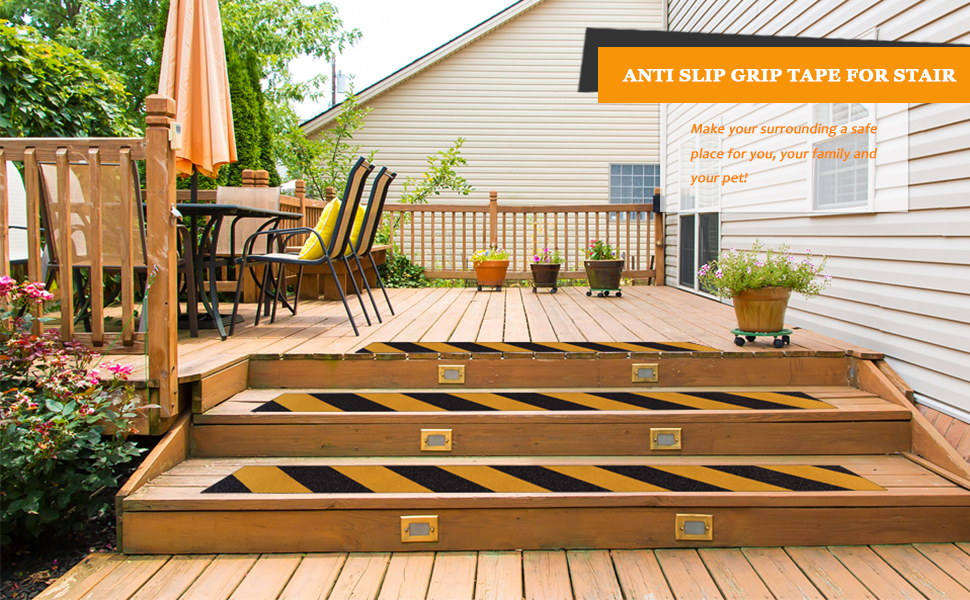 Anti slip grip tape for stair