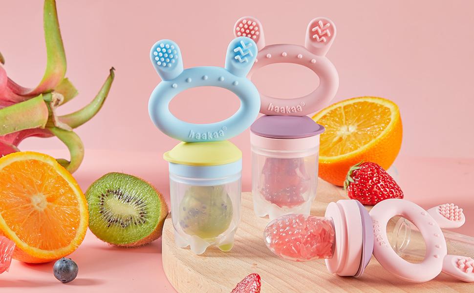 Haakaa Baby Fruit Food Feeder Pacifier Breastmilk Popsicle Molds for