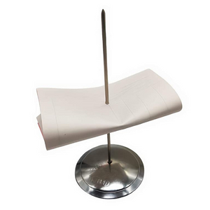 Pack Of 2 Note Picks, Stainless Steel Receipt Holder, Black Memo Holder For Restaurants Bars Offices Note Paper Receipt Holder