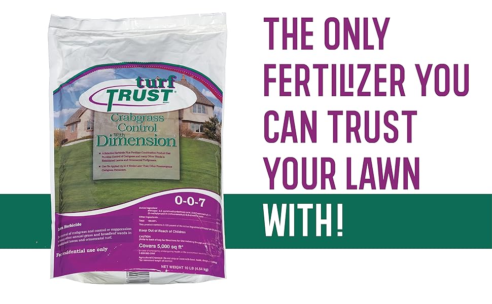 Turf Trust Crabgrass Control with Dimension 007, 5M, 10