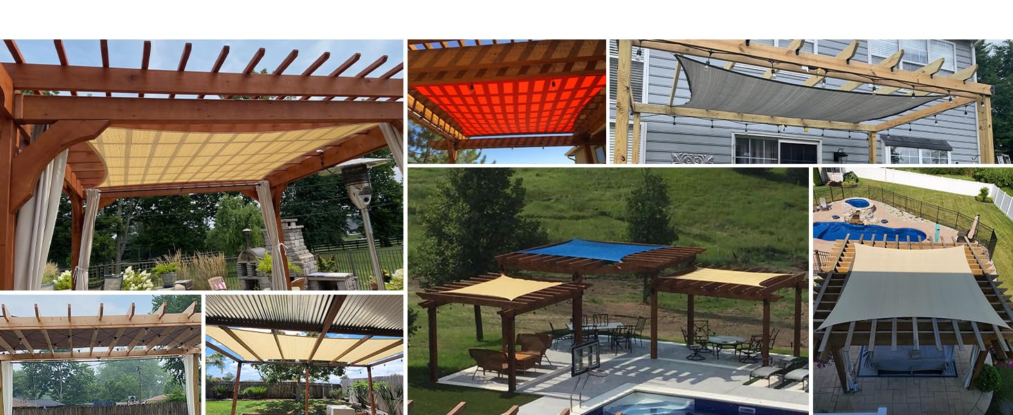 Amgo Toldo tipo vela triangular derecho azul de 24 x 24 x