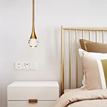 pendant lighting glass pendant light crystal pendant light globe lights for bedroom 